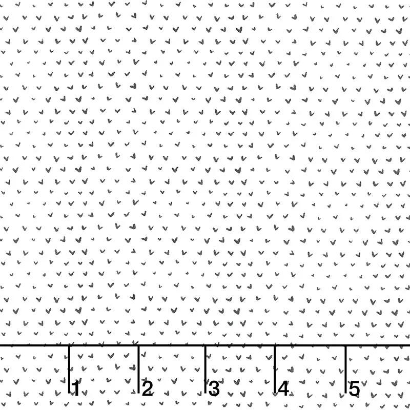 ABC Menagerie - Hearts Raven Yardage