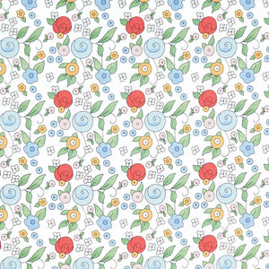 All My Heart - Bouquet Toss White Yardage