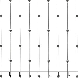 All My Heart - Heart Strings Black Yardage