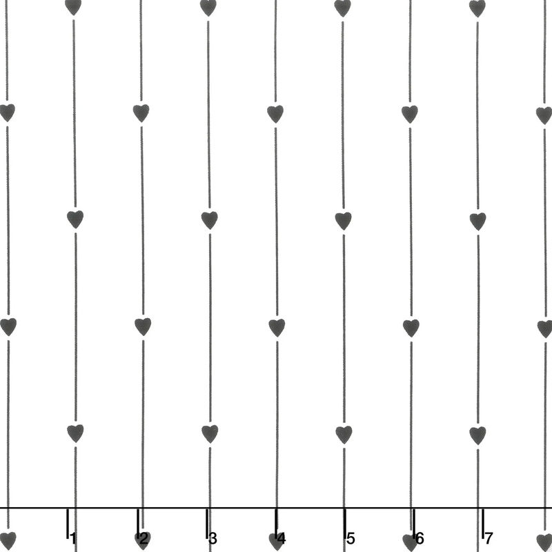 All My Heart - Heart Strings Black Yardage