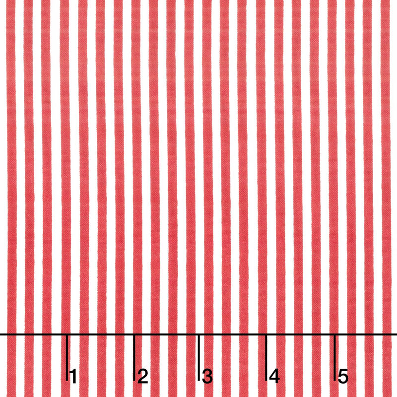 All My Heart - Candy Wraps Red Yardage