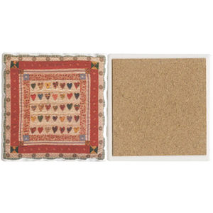 American Quilts Coaster - Hearts
