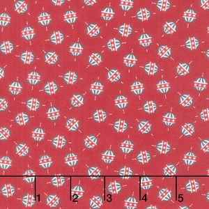 American Gatherings II - American Ball Heart Red Yardage