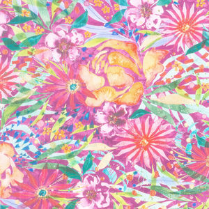 Coming Up Roses - Rose Of My Heart Amethyst Yardage