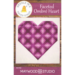 Faceted Ombre Heart Pattern