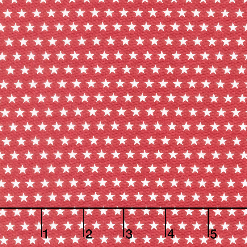 Hearts' Anthem - Stars Red Yardage