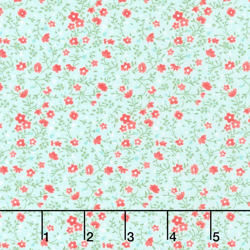 Lighthearted - Meadow Light Aqua Yardage
