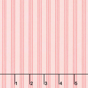 Lighthearted - Stripe Light Pink Yardage