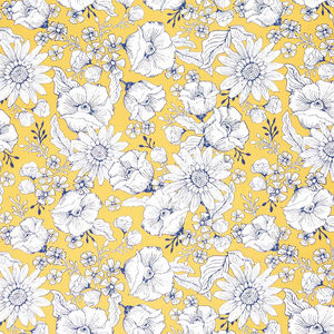 Sunflowers in my Heart - Jardin Sunflower Yardage