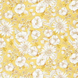 Sunflowers in my Heart - Jardin Sunshine Yardage