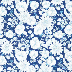 Sunflowers in my Heart - Jardin Dusk Yardage