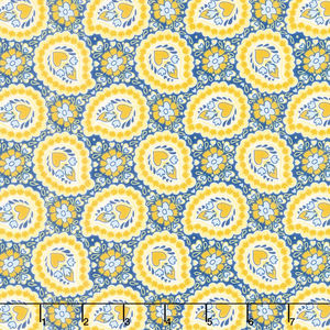 Sunflowers in my Heart - Provence Ocean Yardage