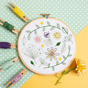 Wildflower Meadow Embroidery Kit