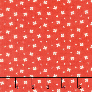 Here Comes the Sun - Daisies Red Yardage