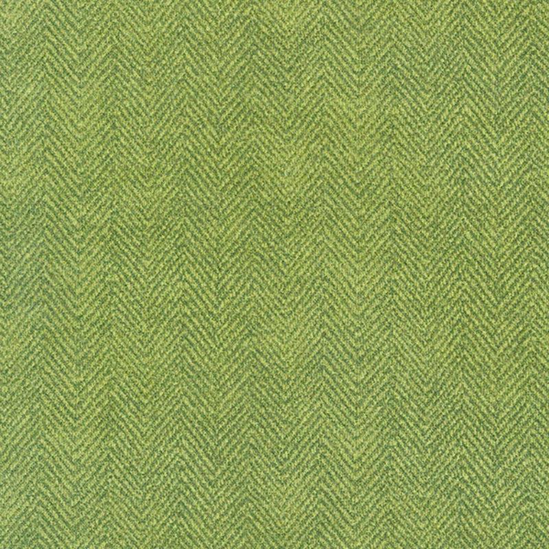 Woolies Flannel - Herringbone Green Yardage
