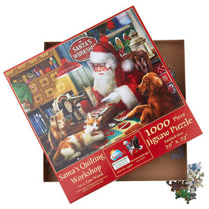 Santa's Quilting Workshop 1000 Piece Puzzle