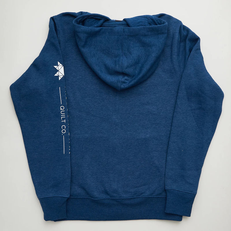 Missouri Star Logo Full Zip Hoodie Poseidon Blue - XL