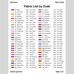 Sail Away Quilt Pattern