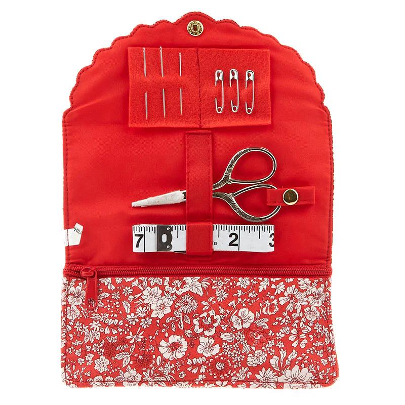 Liberty Sewing Roll - Emily Silhouette Flower