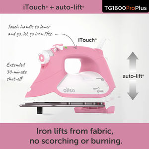 Oliso® TG1600Pro+ Smart Iron® - Pink