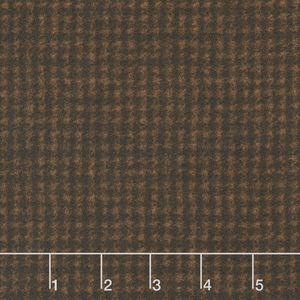 Woolies Flannel - Houndstooth Espresso Yardage