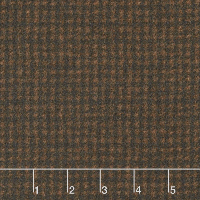 Woolies Flannel - Houndstooth Espresso Yardage