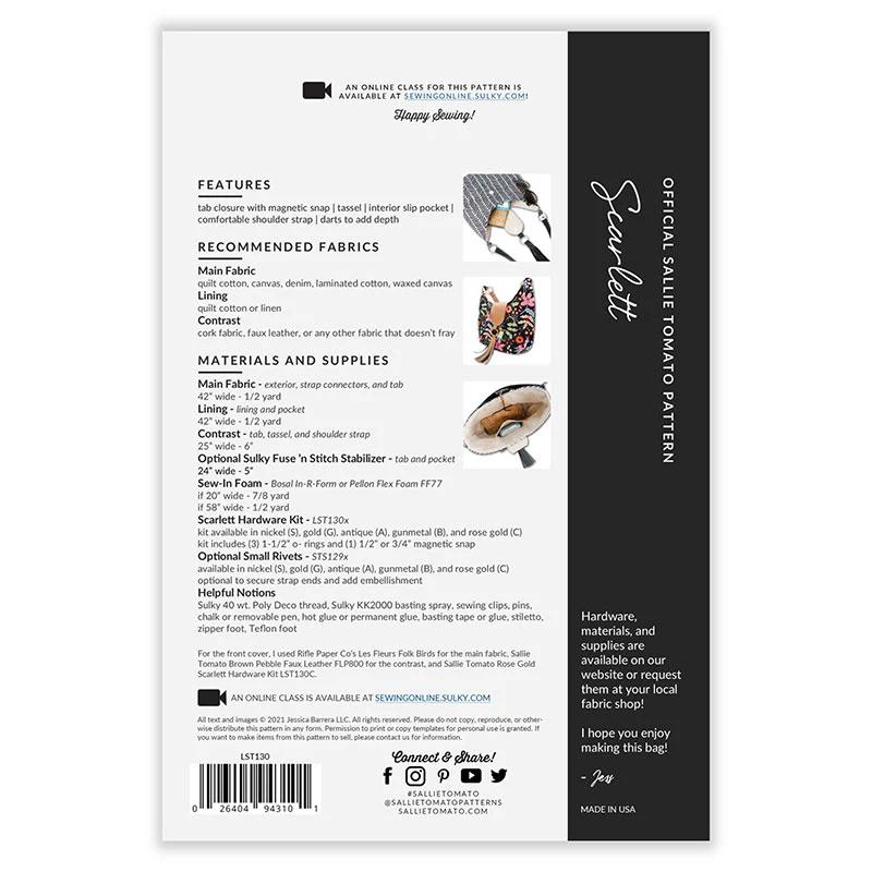 Scarlett Bag Pattern