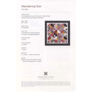 Wandering Star Quilt Pattern by Missouri Star