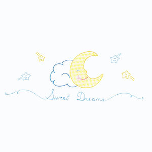 Sweet Dreams Embroidery Child Pillowcase
