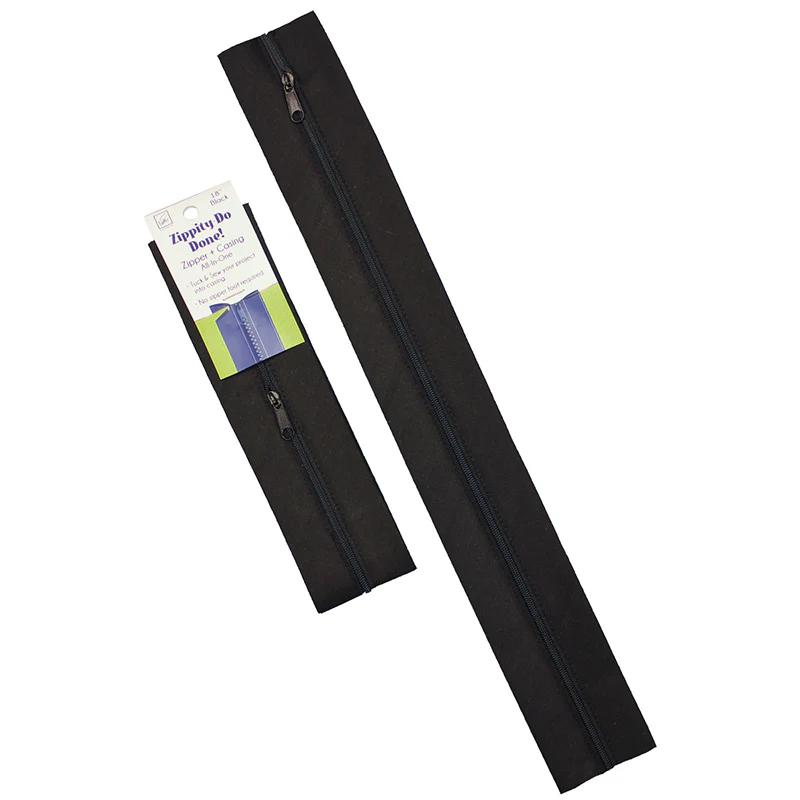 Zippity-Do Done! 18" Zipper + Casing All-In-One Zipper - Black