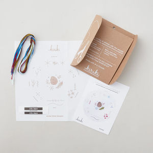 Winter Embroidery Stitch Sampler Kit