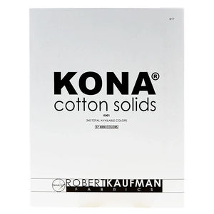 Kona Cotton Solids New 340 Color Card
