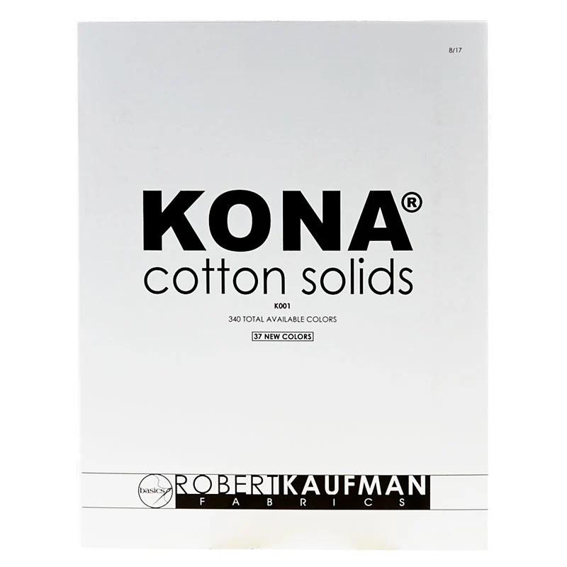 Kona Cotton Solids New 340 Color Card