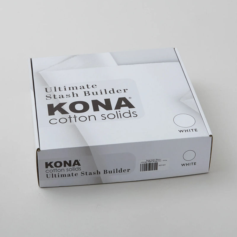 Kona Cotton Solids - Ultimate Stash Builder Box - White