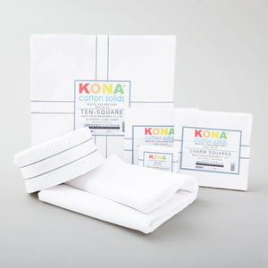 Kona Cotton Solids - Ultimate Stash Builder Box - White