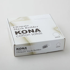 Kona Cotton Solids - Ultimate Stash Builder Box - Snow