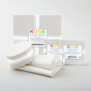 Kona Cotton Solids - Ultimate Stash Builder Box - Snow