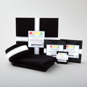 Kona Cotton Solids - Ultimate Stash Builder Box - Black