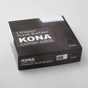 Kona Cotton Solids - Ultimate Stash Builder Box - Black