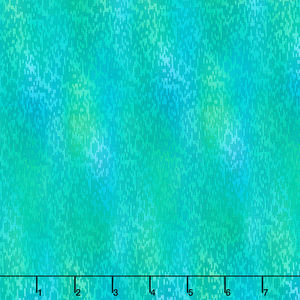 A Groovy Garden - Texture Teal Yardage