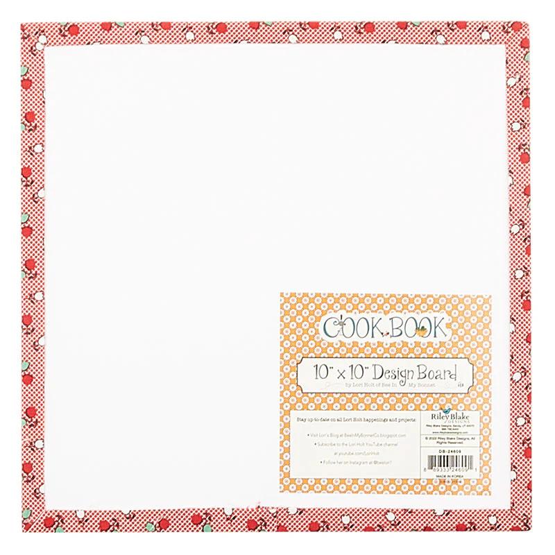 Lori Holt 10" Design Board - Cayenne Tulips