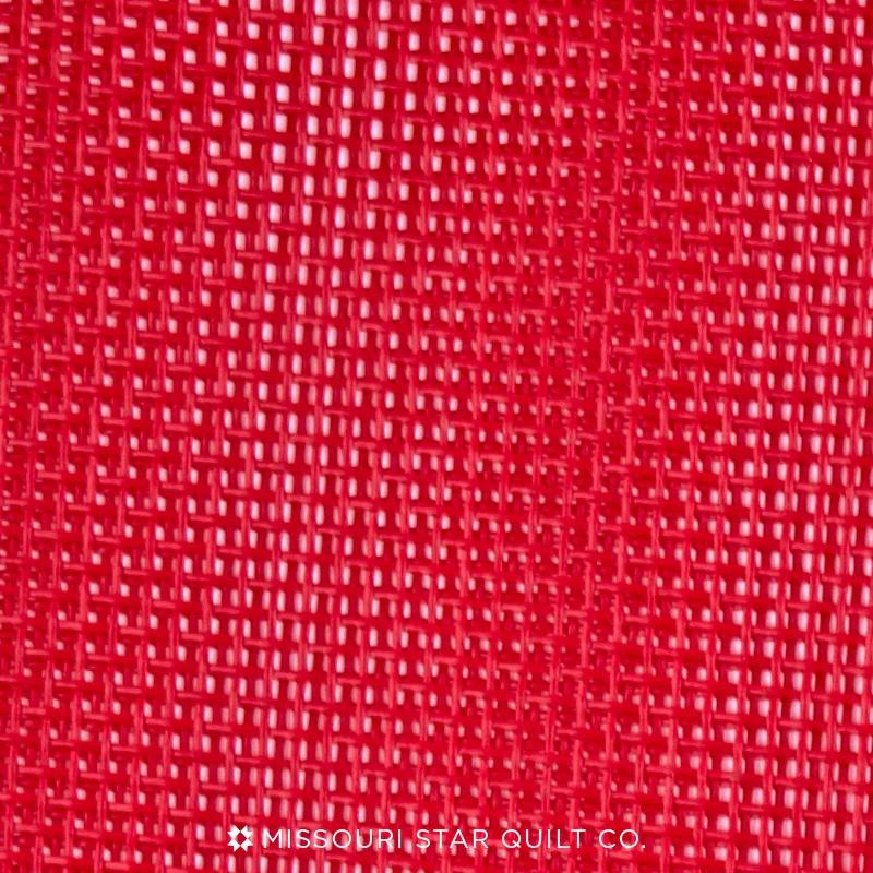 Vinyl Coated Red Mesh Roll 18" X 36"