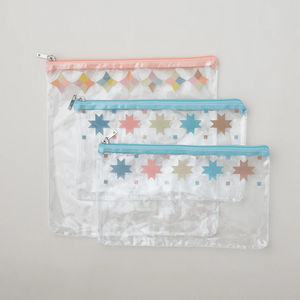 Patchwork Zipper Bag Bundle (3 bags)