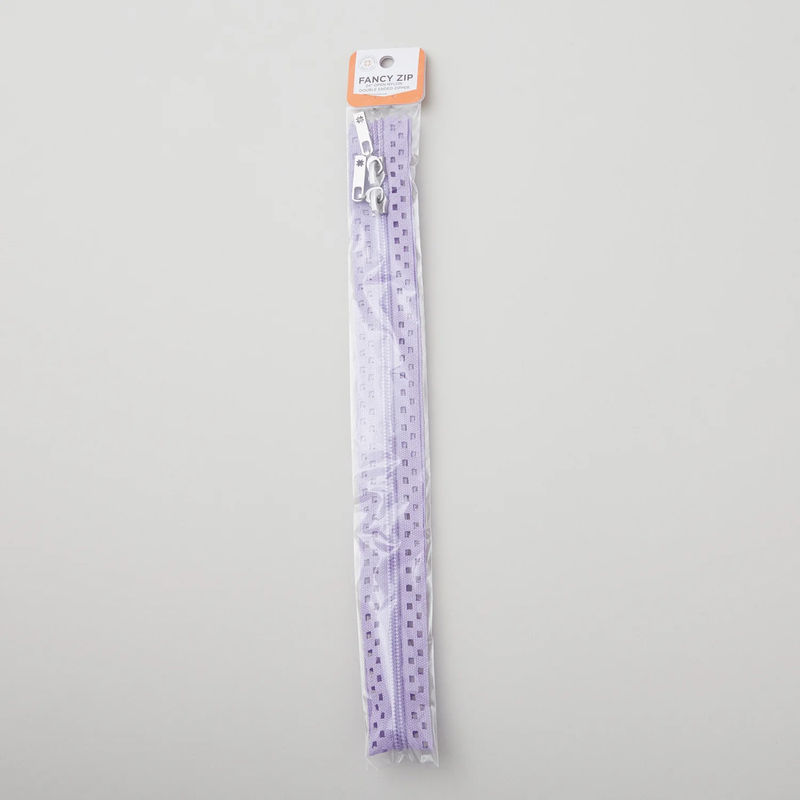Missouri Star Fancy Zips 24" Double Headed Zipper - Lavender