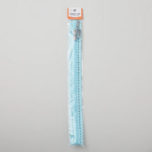 Missouri Star Fancy Zips 24" Double Headed Zipper - Aqua