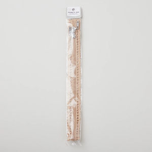 Missouri Star Fancy Zips 24" Double Headed Zipper - Ivory