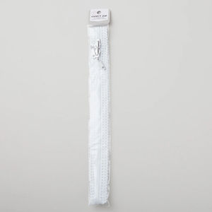 Missouri Star Fancy Zips 24" Double Headed Zipper - White