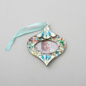 Celebration Layered Acrylic Photo Ornament