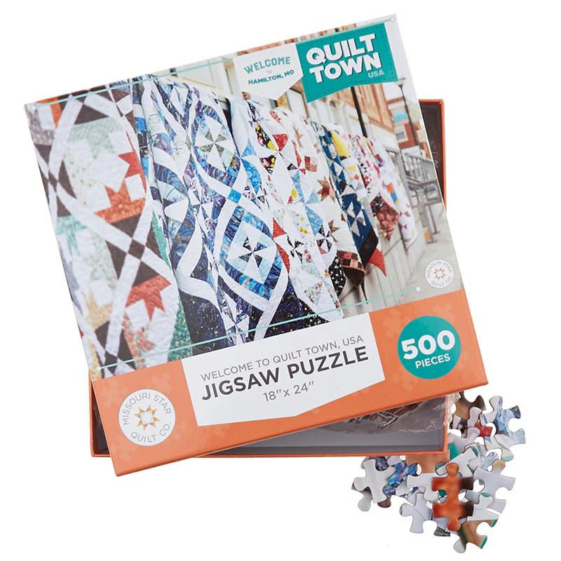 Missouri Star Welcome to Quilt Town USA Puzzle