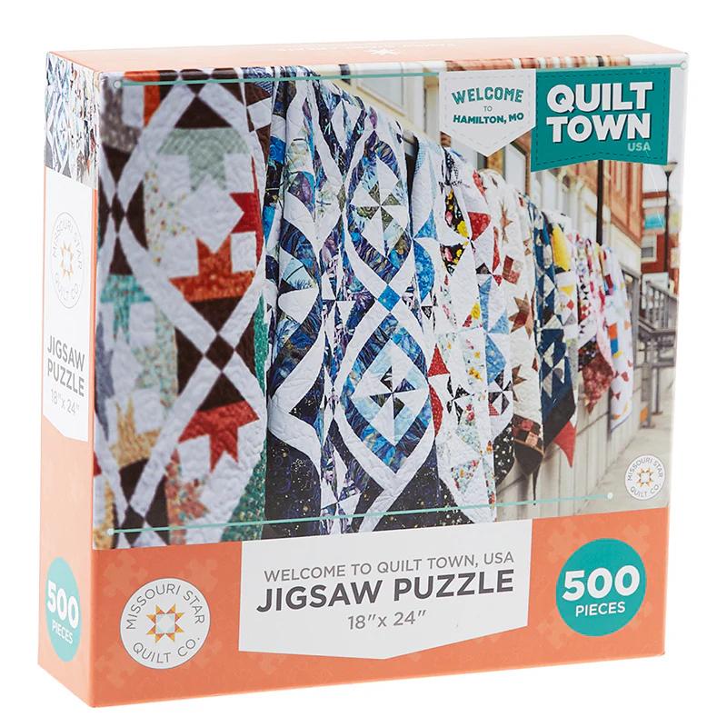 Missouri Star Welcome to Quilt Town USA Puzzle